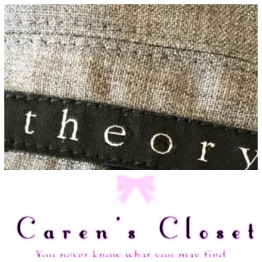 Theory Stretch Wool Gray Blazer - Picture 6 of 6